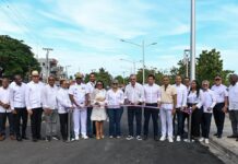 Presidente Luis Abinader y ministro David Collado entregan remozada playa El Faro en San Pedro de Macorís.